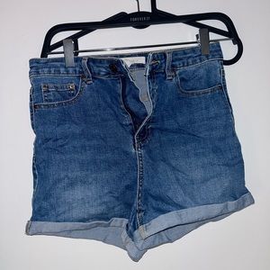 Springfield Jean shorts. Super high waisted. Size 25